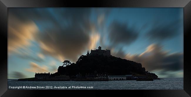 St Michaels mount Framed Print by Andrew Driver