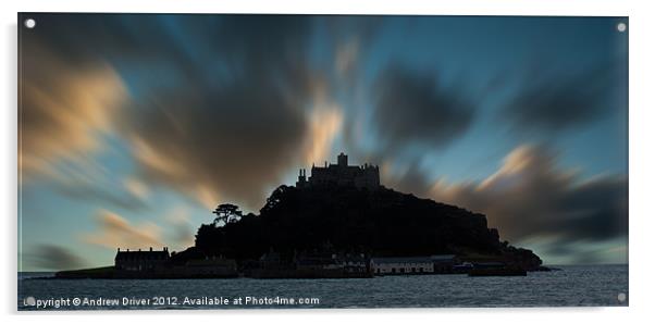 St Michaels mount Acrylic by Andrew Driver