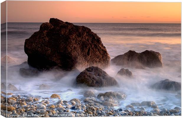 Fallen Sea Stack Canvas Print by Ray Pritchard