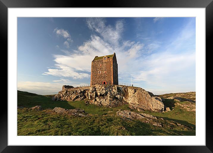 Smailholm Tower Framed Mounted Print by Grant Glendinning