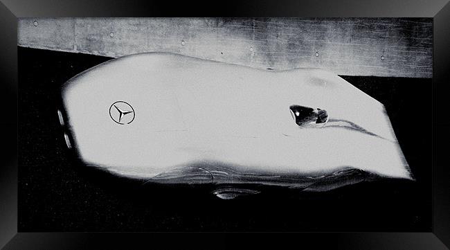 Mercedes Racing Car Framed Print by david harding