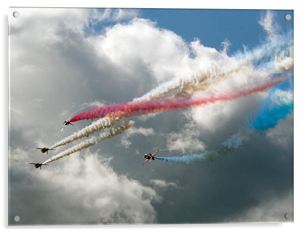 The Red Arrows Acrylic by Alastair Gentles