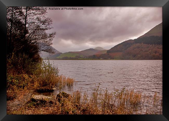 Lake View - Buttermere Framed Print by Trevor Kersley RIP