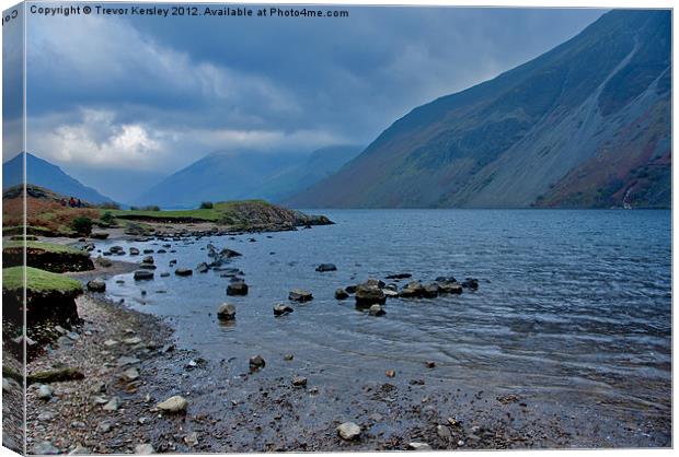 Wast Water Views Canvas Print by Trevor Kersley RIP