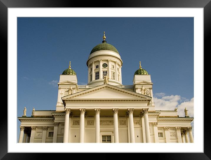 Lutheran Cathedral Helsinki Framed Mounted Print by david harding