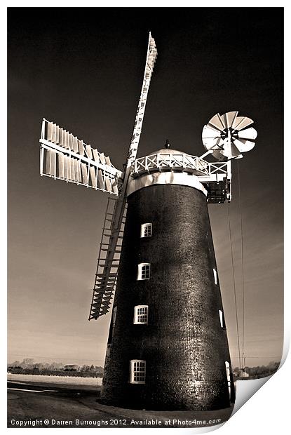 Pakenham Windmill Print by Darren Burroughs