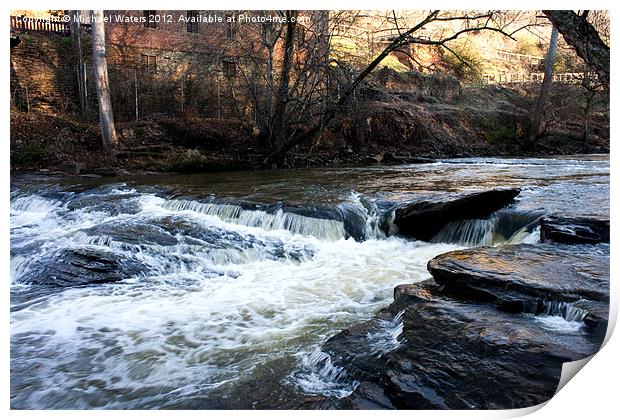 River Mill 2 Print by Michael Waters Photography