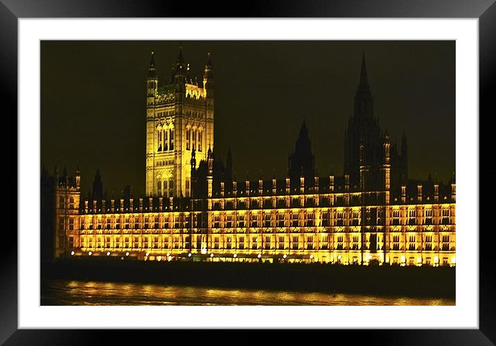 HOUSE OF PARLIAMENT Framed Mounted Print by radoslav rundic