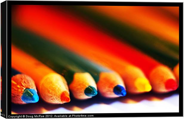 Colour pencils Canvas Print by Doug McRae