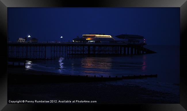 cromer pier at twilight Framed Print by Elouera Photography