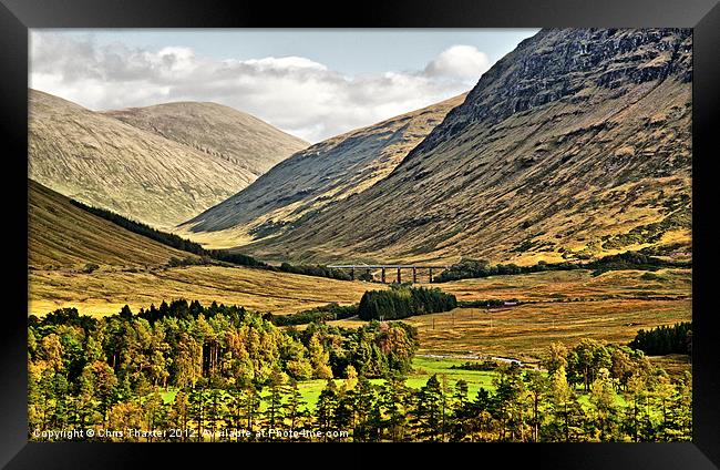 View over Rannoch Moor 2 Framed Print by Chris Thaxter