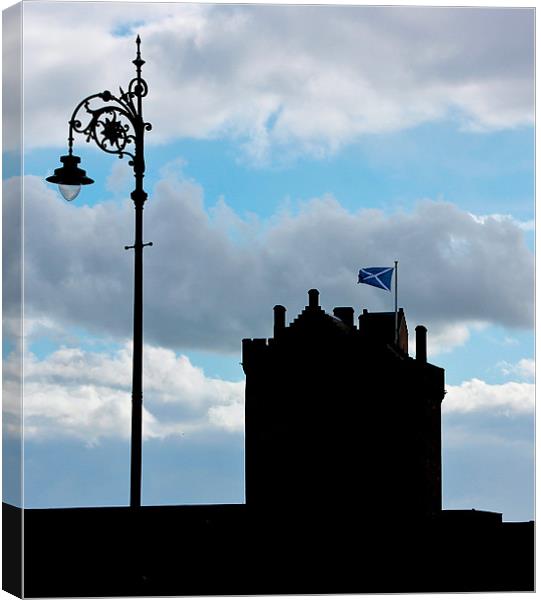 Castle Silhouette Canvas Print by Buster Brown