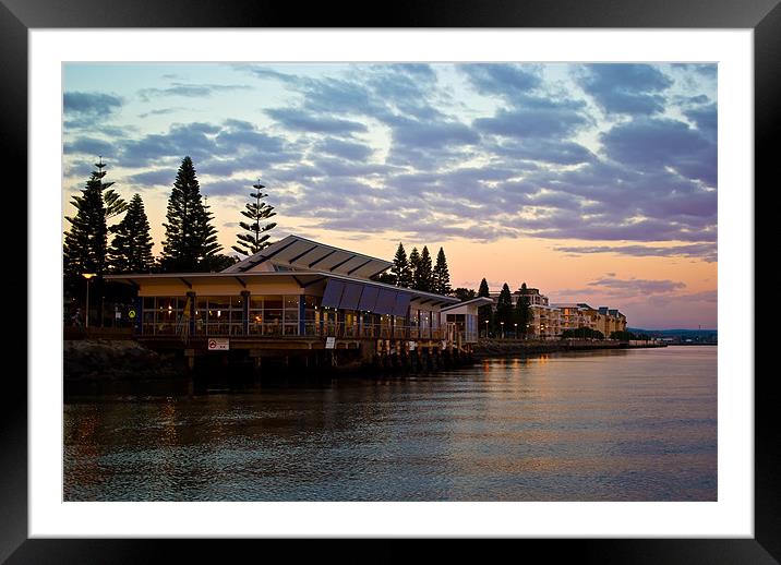Harbour Waterfront Framed Mounted Print by Sue Wotton