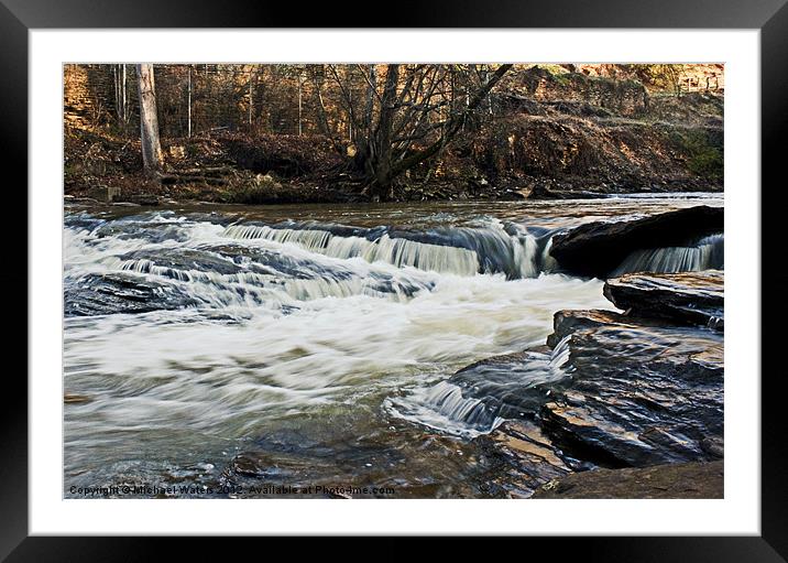 River Mill Framed Mounted Print by Michael Waters Photography