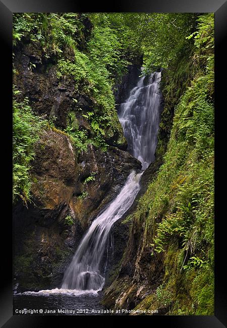 Glenariff Waterfall, Antrim, Northern Ireland Framed Print by Jane McIlroy