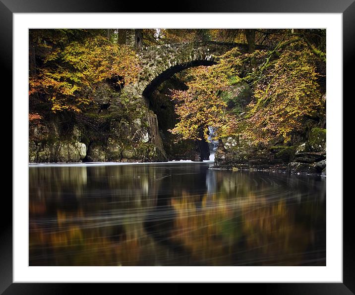 The Hermitage , Dunkeld, Perthshire, scotland Framed Mounted Print by David Mould