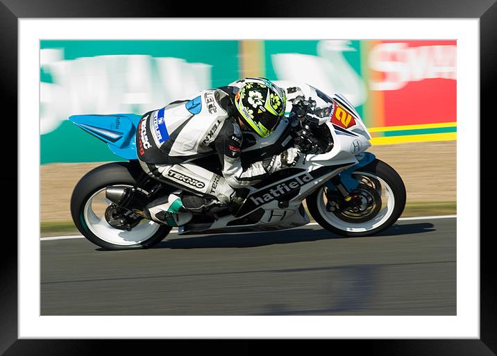 Metzeler 600 Superstock 2009 Framed Mounted Print by SEAN RAMSELL