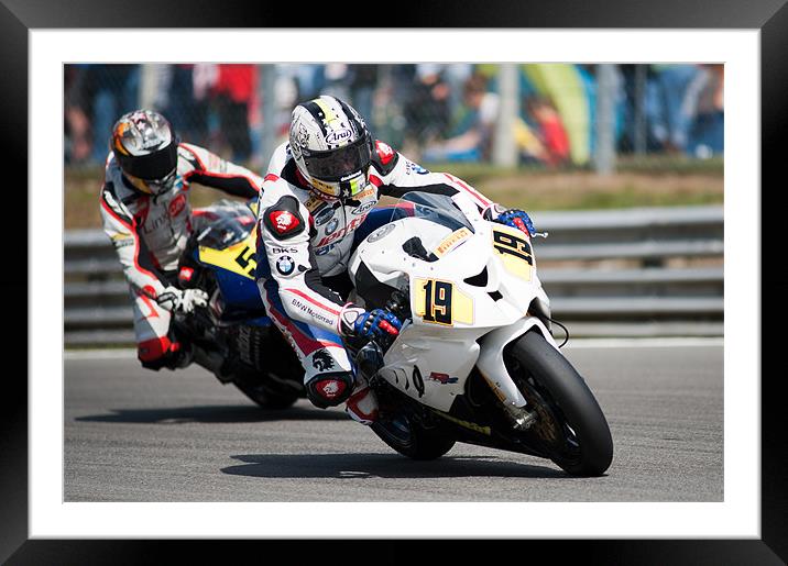 Steve Brogan - Jentin Racing - 2010 Framed Mounted Print by SEAN RAMSELL