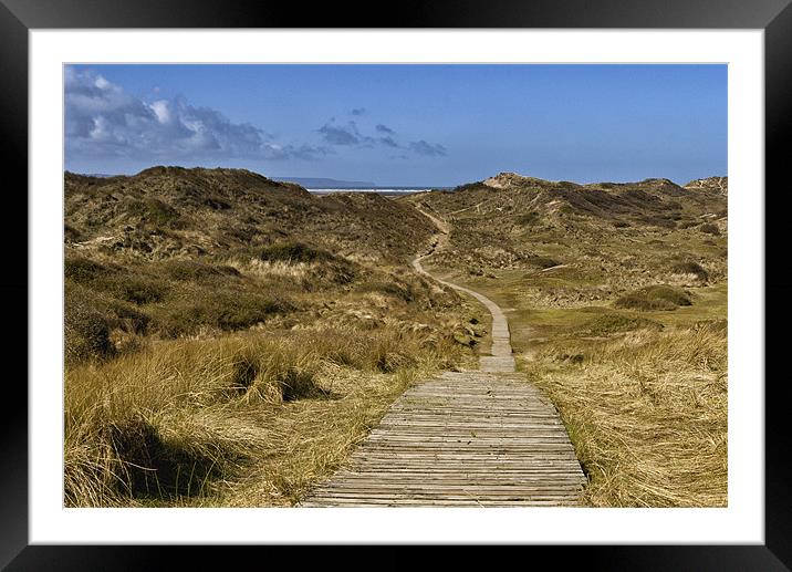 To The Sea Framed Mounted Print by Dave Wilkinson North Devon Ph
