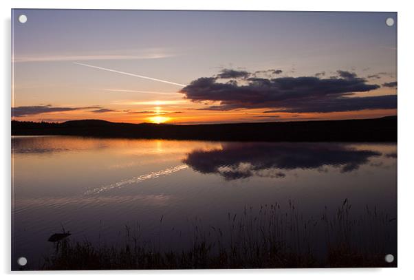 Killylane Sunset Acrylic by Paul Evans