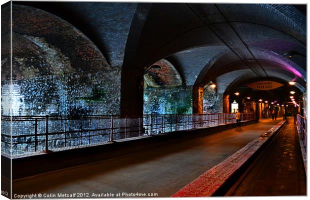 The Dark Arches Canvas Print by Colin Metcalf