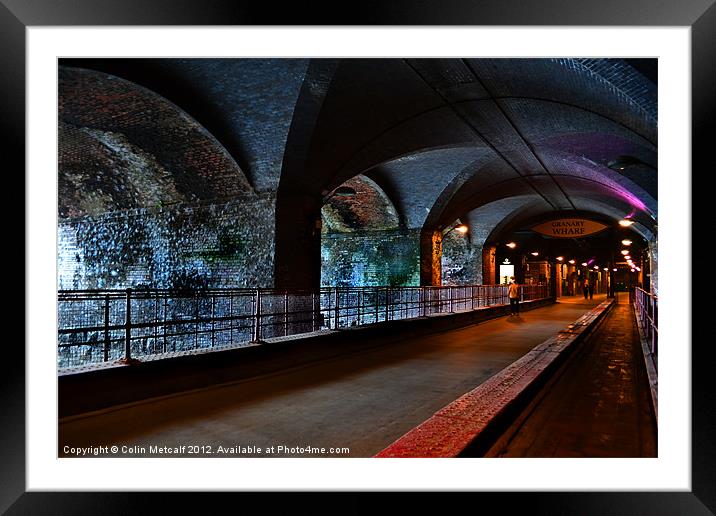 The Dark Arches Framed Mounted Print by Colin Metcalf