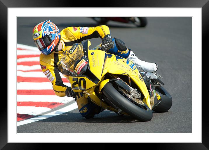 Tom Tunstall - BSB - 2011 Framed Mounted Print by SEAN RAMSELL
