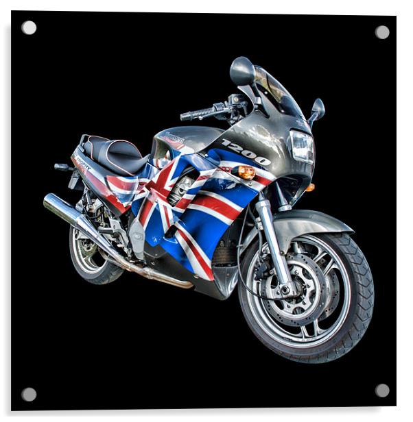 Triumph Trophy 1200 Motorcycle Acrylic by Steve Purnell