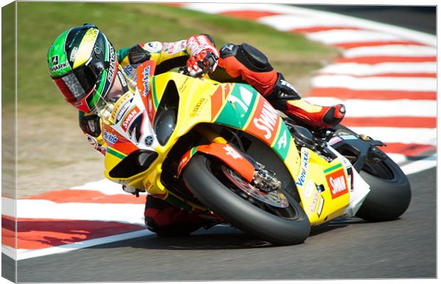 Michael Laverty 2011 BSB Canvas Print by SEAN RAMSELL