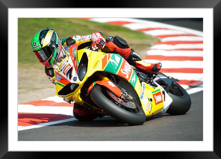 Michael Laverty 2011 BSB Framed Mounted Print by SEAN RAMSELL