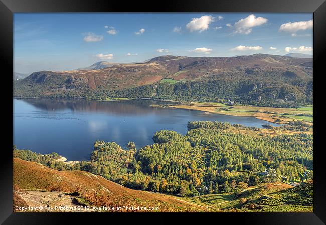 Derwent Water Framed Print by Ray Pritchard