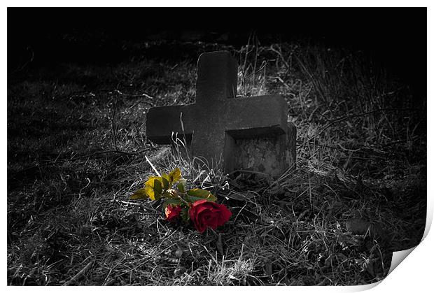 Lost Love2 - Gothic Print by Daves Photography