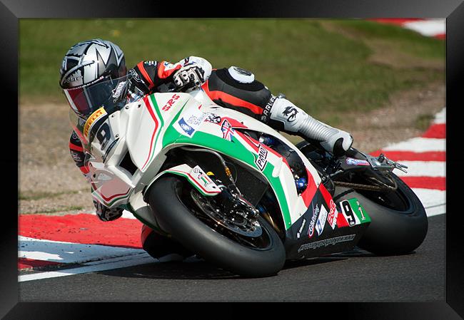 Chris Walker - BSB 2011 Framed Print by SEAN RAMSELL