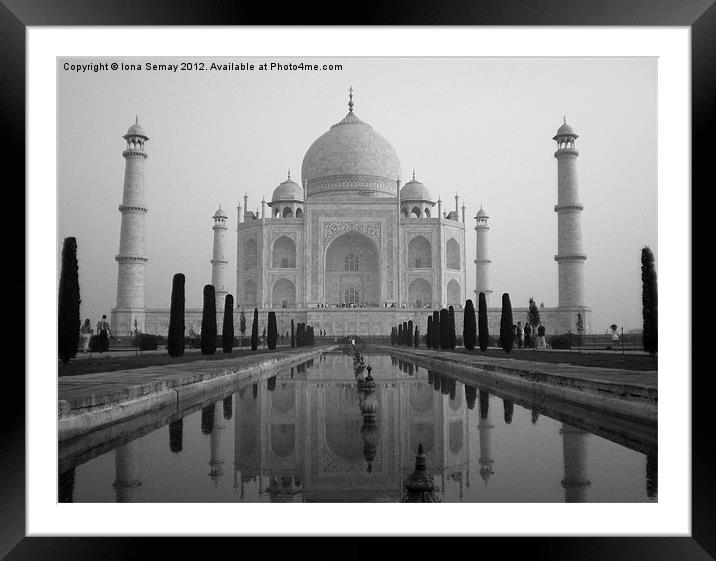 The Taj Mahal Framed Mounted Print by Iona Semay