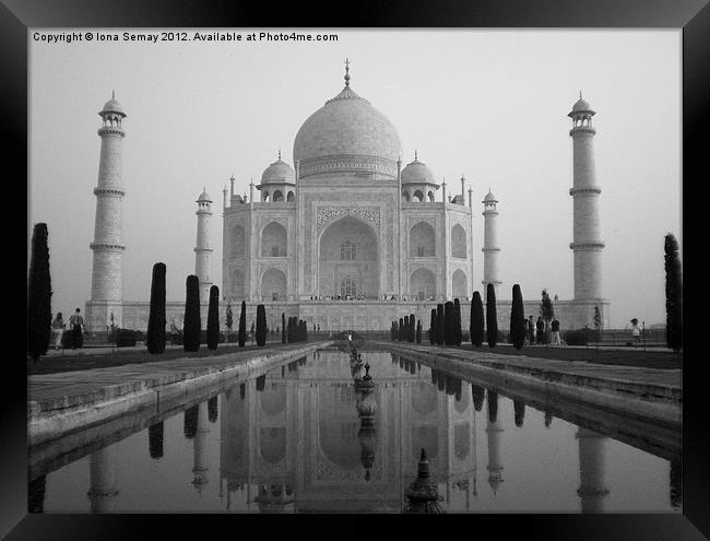The Taj Mahal Framed Print by Iona Semay