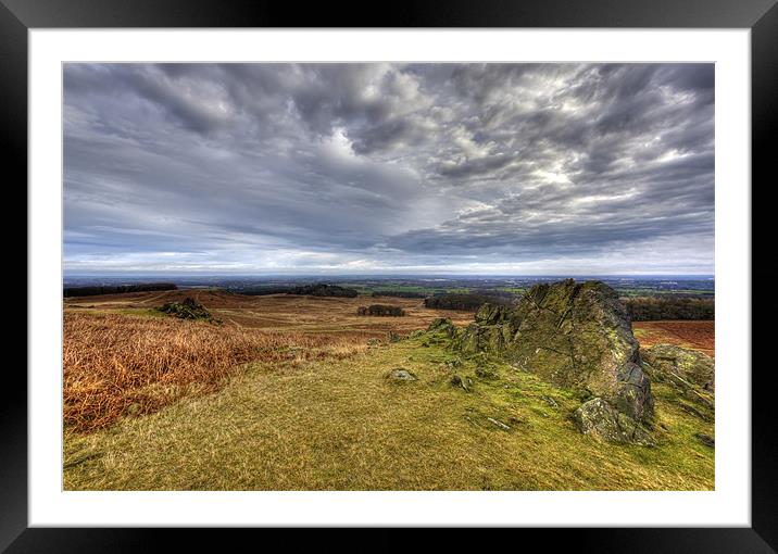 Looking over Bradgate Park Framed Mounted Print by Mike Gorton