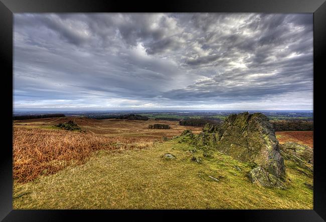 Looking over Bradgate Park Framed Print by Mike Gorton