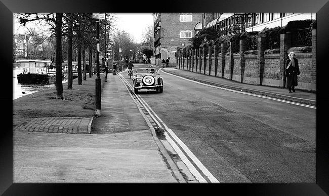 Open top car, York Framed Print by Emma Brocklehurst