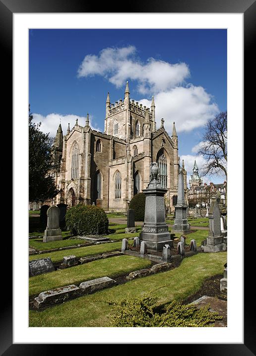 Dunfermline Abbey Church Framed Mounted Print by Andrew Beveridge