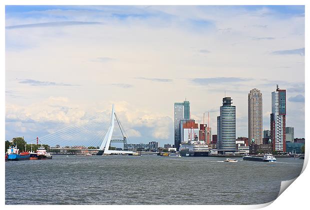 Rotterdam Seaport Panorama Print by Ankor Light