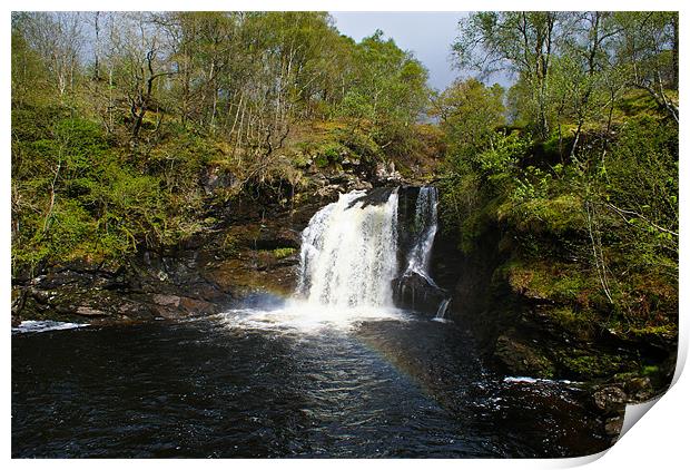 The Falls Of Falloch Print by James MacRae