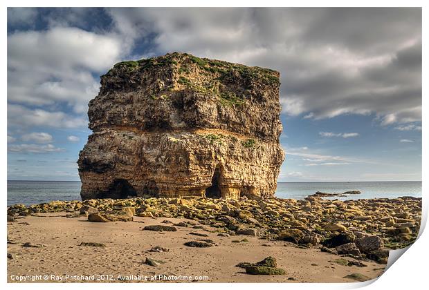 Whats Left Of Marsden Rock Print by Ray Pritchard