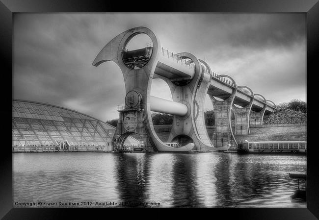 Falkirk Wheel Framed Print by Fraser Davidson