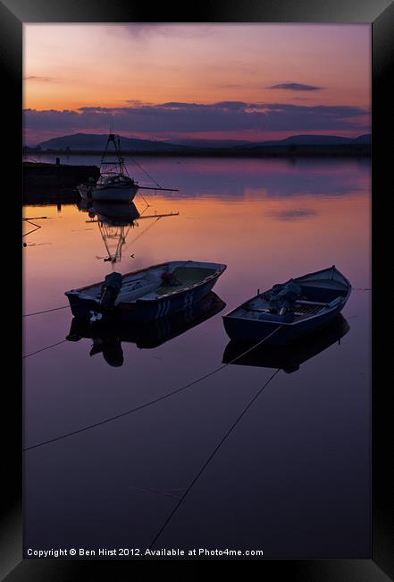 Two Boats Framed Print by Ben Hirst