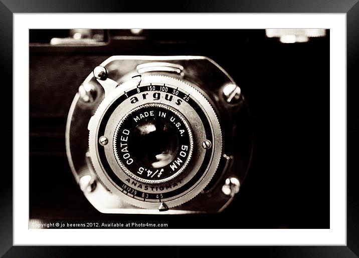 the time machine Framed Mounted Print by Jo Beerens