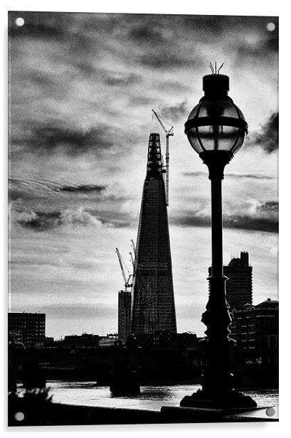 The Shard & Lamp Acrylic by peter tachauer