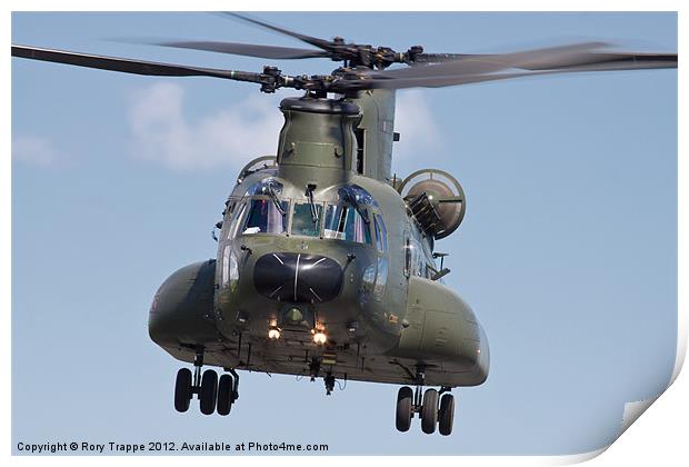 RAF Chinook Print by Rory Trappe