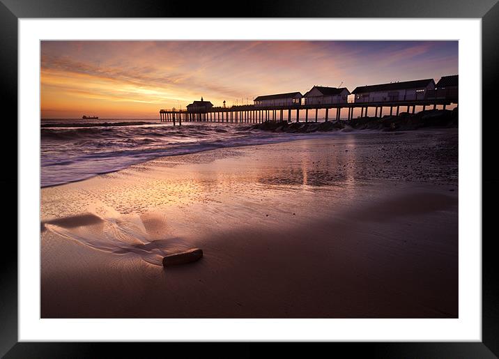Early Morning Glow over Southwold Framed Mounted Print by Stephen Mole