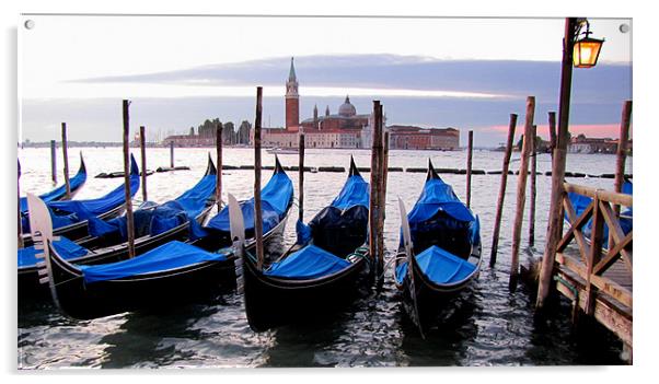Morning in Venice Acrylic by barbara walsh