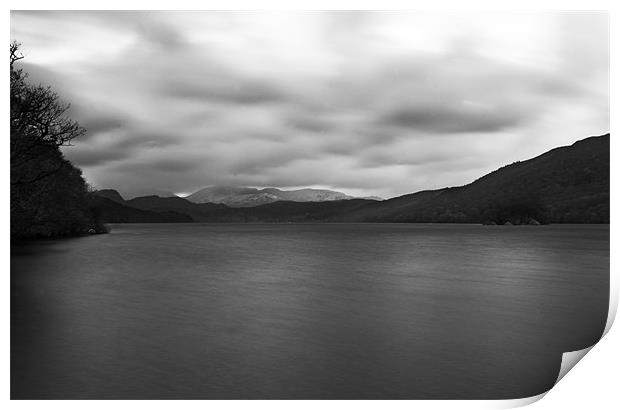 Coniston Water Print by J Biggadike